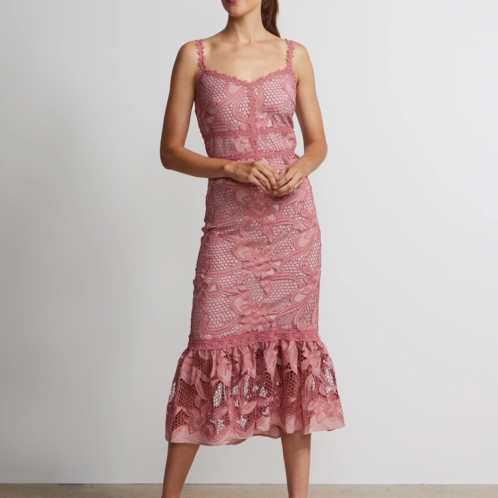 Sleeveless Floral Sheath Dress